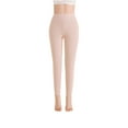 thumbnail image 2 of YHAJDS Women Winter Warm Leggings Solid Color High Waist Dralon Fabric Long Base Layer Trousers, 2 of 3