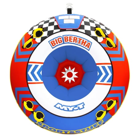 Sportsstuff Big Bertha 53-1329 Towable 1-4 Person Boat Lake Water Sports Tube