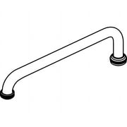 Central Brass 12'' Swivel Tube Spout with Hose End
