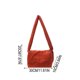 thumbnail image 4 of Bolso bandolera acolchado de nailon para mujer – Bolso cruzado de color liso para ir al trabajo, bolso pequeño de gran capacidad para guardar artículos esenciales diarios., 4 of 6
