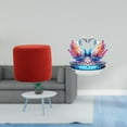 thumbnail image 2 of Elegante Otomana Cilíndrica Con Escultura De Cisne, Reposapiés, Banco, Silla, Sofá, Taburete De Té, Estatua De Acrílico, Centro De Mesa, Mueble De Mesa, Decoración, Estantería., 2 of 8
