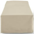 thumbnail image 3 of Afuera Living Vinyl Polyester Fabric Patio Chaise Lounge Cover in Tan, 3 of 7