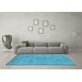 thumbnail image 3 of Ahgly Company Indoor Rectangle Oriental Light Blue Industrial Area Rugs, 8' x 12', 3 of 4