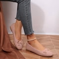thumbnail image 7 of Rexoro Women Ballet Flats Bow Round Toe Snakeskin Dress Shoes Comfort Casual Office Shoes, 7 of 7