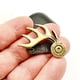 thumbnail image 5 of Effortlessly Stylish Hat Clips Clip Outdoorsman Handcrafted Brass Clip - Unforgettable Hat Clip/Brass Antler Hat Clip/Hat Clip For Hunting, 5 of 9