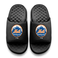 thumbnail image 2 of Unisex ISlide Black New York Mets Primary Motive Slide Sandals, 2 of 5