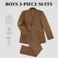 thumbnail image 2 of Lycody Boy's Formal Suit Set Slim Fit Kids Tuxedo Suits for Wedding Teen Toddler Boy Dress Suit Outfit, 2 of 6