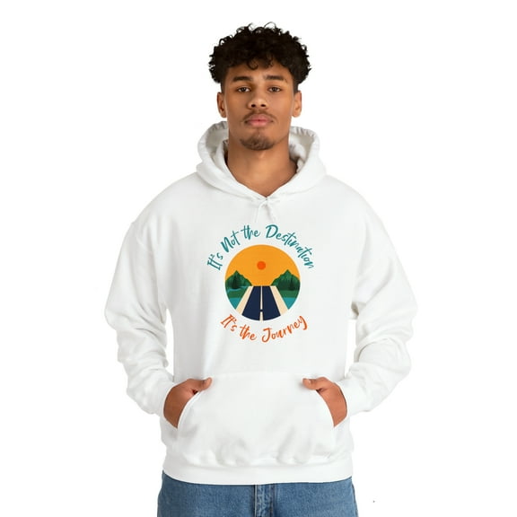 It's not the Destination it's the Journey Bella Unisex Hooded Sweatshirt