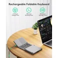 thumbnail image 5 of Mini Folding Wireless Bluetooth Keyboard With Touchpad for Laptop Tablet Phone, 5 of 8