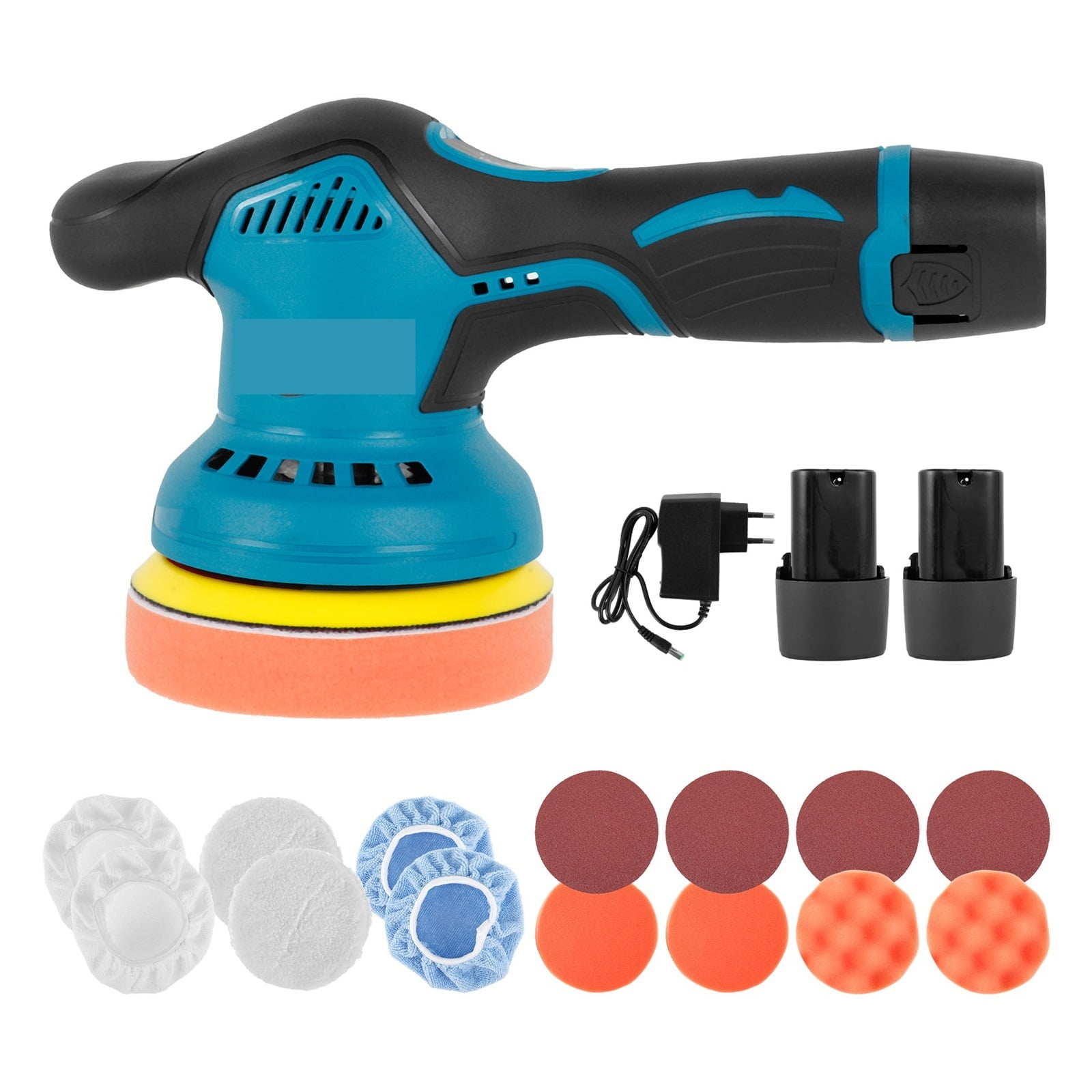 Buffer Polisher 12V Cordless Battery Powered Electric Polishing Machine With 8 Adjustable Speed Rechargeable Hand-held