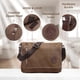 thumbnail image 4 of Bolsa de mensajero de lona Vintage para hombres y mujeres, bolso de trabajo pequeño, bolso de hombro tipo bandolera de viaje, bolsas de estudio, mochila, 4 of 5