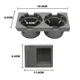 thumbnail image 3 of 51168217953 Portavasos y portamonedas de consola central delantera gris for BMW E46 3SERIES 1999-2006 51168217957, 3 of 4