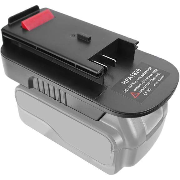20V Adapter HPA1820 for Black and*Decker LBXR2020 18V to 20V Batteries Convertor Adapter for Black and*Decker 18V NiCad & NiMh Battery Tools HPB18 HPB18-OPE 244760-00 A1718 FS18FL FSB18
