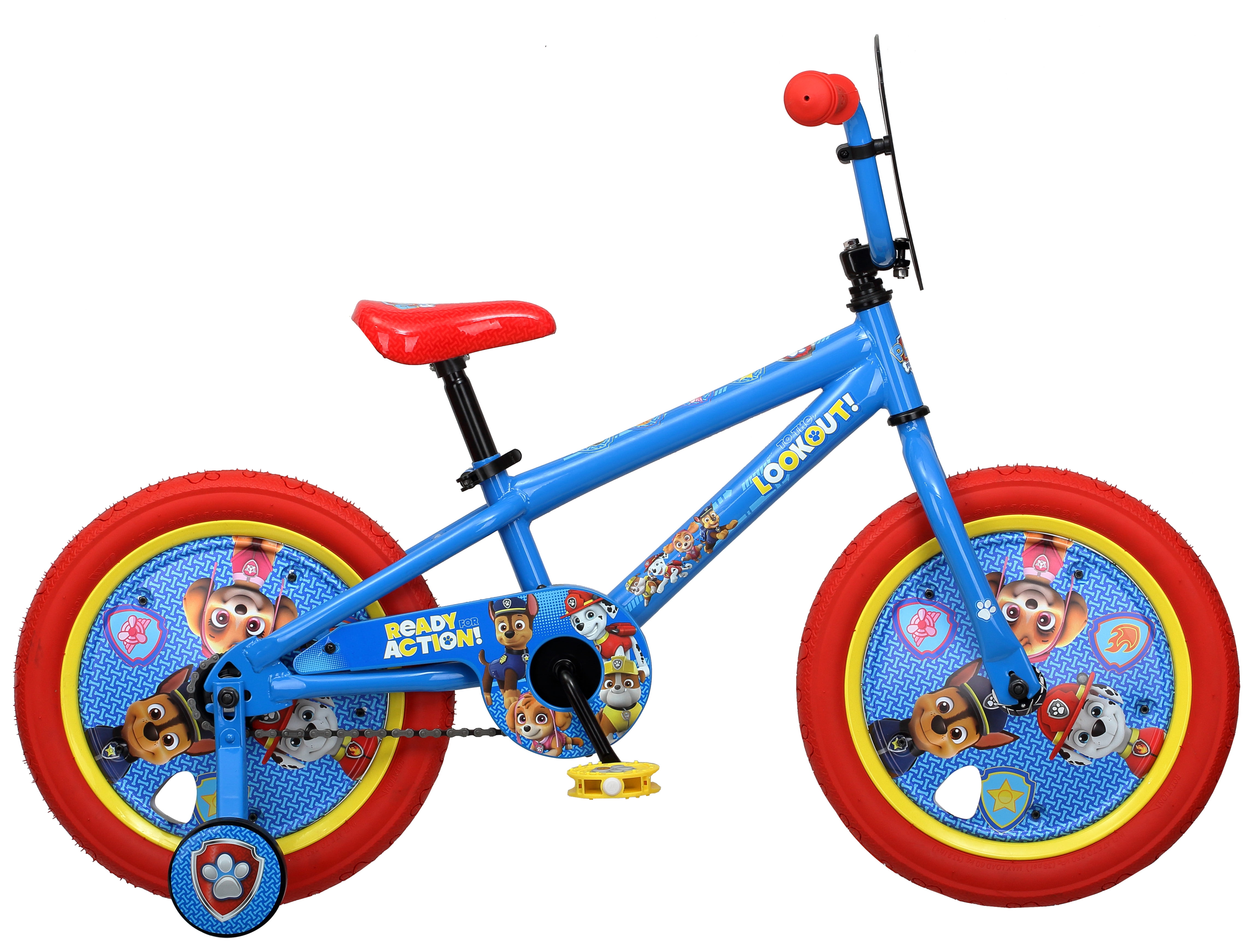 paw patrol motorised bike