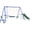 Blue, variant on Outdoor Swing Sets Outsunny Metal Swing Set with Glider, Two Swing Seats and Adjustable Height, Outdoor Heavy Duty A-Frame Suitable for Playground, Backyard, Purple,Swing Sets