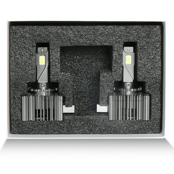 For Dodge Challenger 2015-2021 - 2X D3S LED Headlight Bulbs High/Low Beam 6500K Super Bright