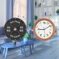 thumbnail image 2 of Reloj de gimnasio,Reloj de pared con barra para gimnasio en casa Reloj de culturismo,Sala de entrenamiento moderna decoración genial entrenamiento grande,Reloj de pared,Reloj de pared con, 2 of 8