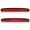 Red lens Chrome Housing(Type I), variant on CROSSDESIGN 3D LED Rear Center Tailgate Lamp Brake Light Fit for 2003-2006 Dodge Ram
