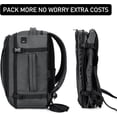 thumbnail image 6 of Carry on Travel Backpack for Men, Airline Approved 18x14x8 Spirit Airlines Personal Item Bag, 13 Pockets Casual Daypack, Waterproof Gym Backpacks 30L, 6 of 8