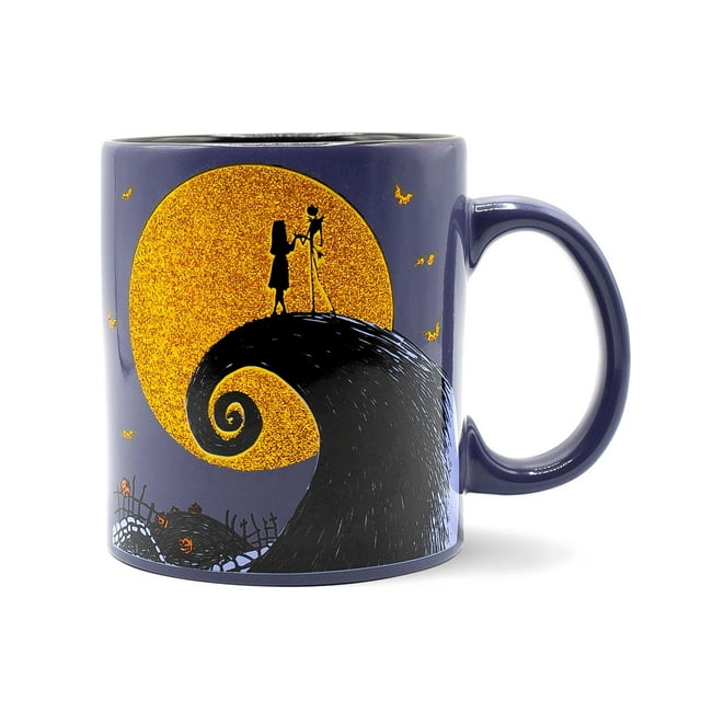 Taza plateada Buffalo Disney Pesadilla antes de Navidad 590 ml