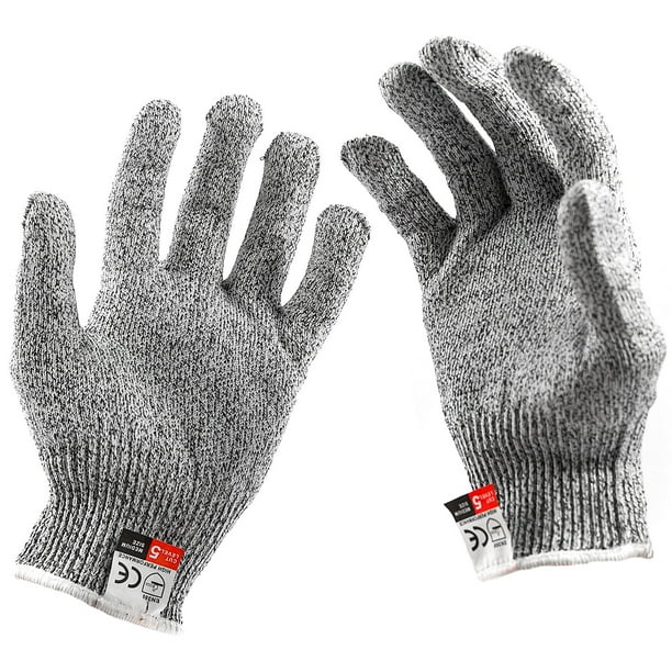 Biltek Cut Resistant Gloves Food Grade Level 5 Protection Safety Kitchen  Cuts Gloves 