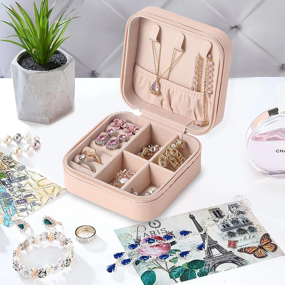Small Jewelry Box Y247c Simple Storage Case For Earrings, Rings, Necklaces,  And Cosmetics Travel Friendly Organizer From Xzxzccc, $23.93 | DHgate.Com