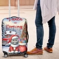 thumbnail image 4 of Santa is Coming Scottish Fold Merry Christmas Xmas Noel Truck Tree Travel Luggage Cover Cat Lover Kitten Owner Gifts Suitcase Dust Protective Decor - 02023, 4 of 5