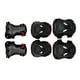 thumbnail image 4 of Juego de equipo de protección para montar en bicicleta de ciclismo para niños adultos de 6 piezas, M negro y rojo Zulema Protector de patinaje al aire libre, 4 of 7