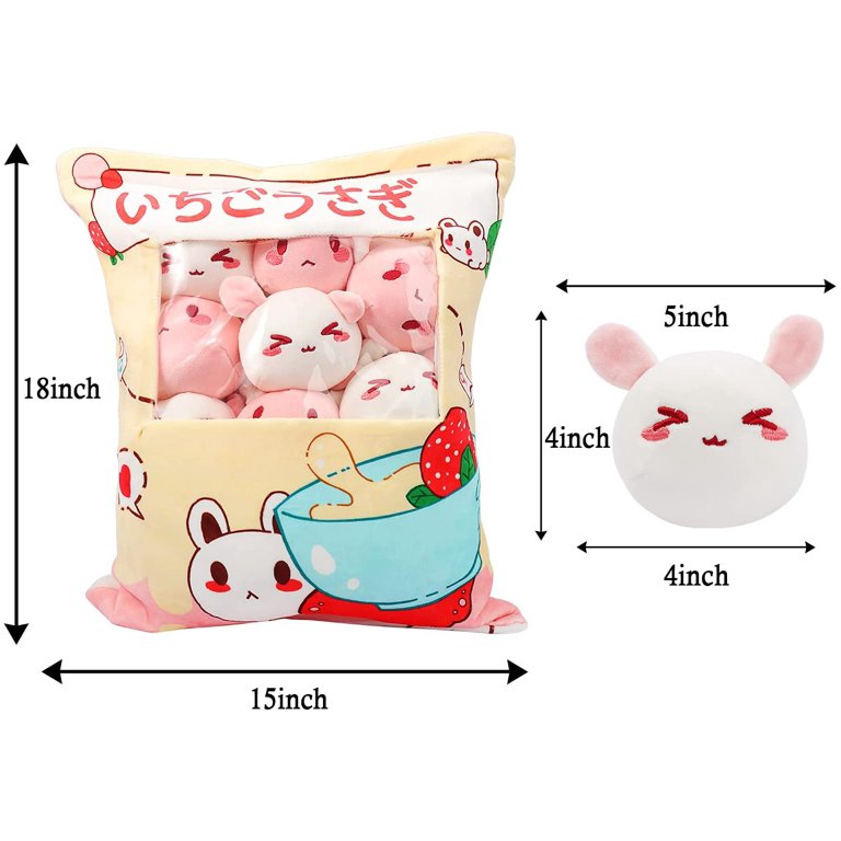 Plush Stuffed Animal Pillow Toy with Blanket Hugging Cute Anime Throw  Pillow with Coral Fleece Blanket (EXCELENT Quality) (Bear)