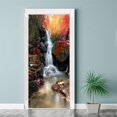 thumbnail image 1 of Arte Moderno 3D Autoadhesivo Etiqueta de Puerta de Cáscara Y Palillo Extraíbles Calcomanías de Vinilo de Puerta para en hogar 77x20 UNA perfecl Pegatinas en 3D para puertas, 1 of 8