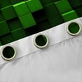 thumbnail image 5 of Feelyou Pixelate Miner Game Black Out Curtains, Check Video Games Curtains Pack of 2 (42x63 Each), Gamepad Camo Black Green Bedroom Curtains, Curtains and Drapes Home Decor, 5 of 7