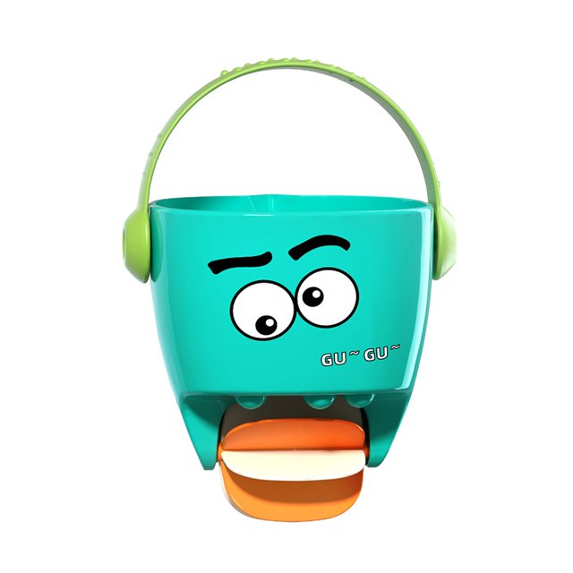 Cubo de Juego de Agua Strade Fareast Limited Juguete de Baño de Dibujos Animados Verde