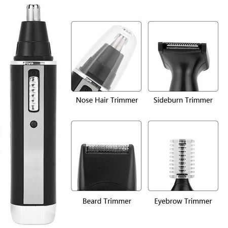 Electric Shaver For Men Women, 4 in 1 Grooming Kit Rechargeable, Beard Razor Cordless Eyebrow Nose Hair Face Ear  Trimmer Hair Clipper  Waterproof Body Groomer Tool For