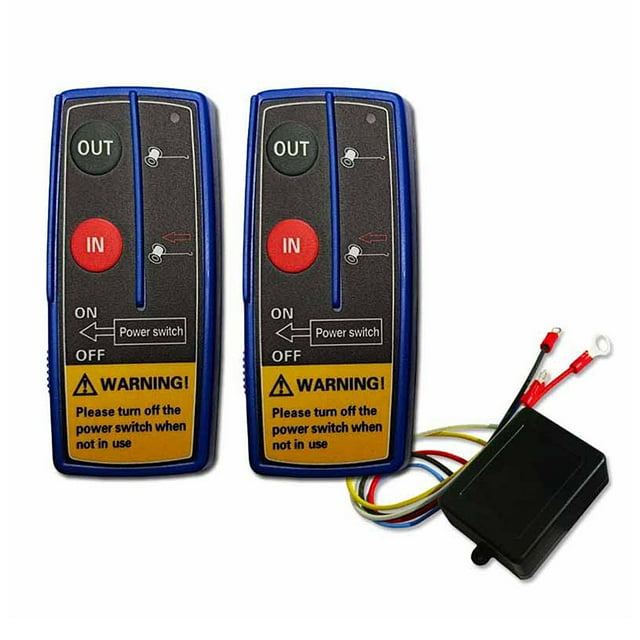 Scienceny Cabrestante eléctrico inalámbrico Universal para coche, Control remoto, cabrestantes de larga distancia, controlador, accesorios para Vehículos, repuestos y accesorios Mis