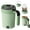 Green, variant on Electric Coffee Mug with a Built-in LCD, Auto Mixing Travel Mug with Lid, 13oz Stainless Steel Cup with Temperature Display