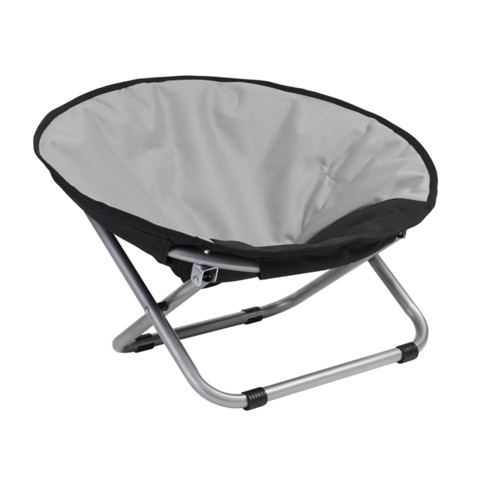 Bvdfgk Elevated Cat Bed Foldable Elevated Dog Bed Pet Furniture Adjustable Height Metal Gray