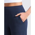 thumbnail image 4 of Pantalones CRZ YOGA Butterlift de pierna ancha y cintura alta azules para mujer, 4 of 4