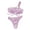C, variant on Gubotare Bikinis For Women 2023 Women's Ditsy Floral Printed Swimsuit Underwired Knotted String Triangle Bikini High Cut Cheeky Bikini Set,A XL