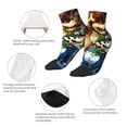 thumbnail image 5 of Lsque Mario Printed Crew Socks, Moisture-Wicking Socks, Athletic Socks for Men Breathable Cushion Socks Casual Sport Socks for Running Traveling, 5 of 6