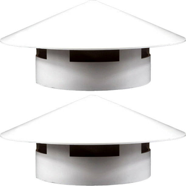 2pcs Roofs Rain caps Chimney Caps Pvc Plastic Mushroom Shaped