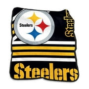 Logo Chair 625-26C NFL Pittsburgh Steelers Raschel Throw Blanket
