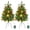 Green, variant on Outdoor Christmas Trees Prelit 2Pcs 30 inch Lighted Porch Christmas Trees 120 LED Warm Light Lighted Pathway Flowerpot Christmas Trees with Timer Function Auto On/Off 8 Mode Lighting
