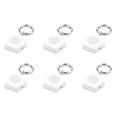 thumbnail image 2 of Llavero Con Base Carga Portátil Inalámbrica para Galaxy Watch 4 5 () Blanco, 2 of 8