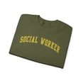 thumbnail image 3 of Social worker Sweatshirt Gifts Crew Neck Shirt Long Sleeve Unisex, 3 of 7