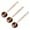 Rose Gold, variant on 3Pcs Coffee Measuring Scoop Spoons, 1Tbsp Stainless Steel Coffee Scoop, Long Handle Tablespoon for Measuring Coffee, Milk Powder, Tea, Sugar, Grains, Flour and Protein (Rose Gold)