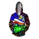thumbnail image 2 of Sudadera de otoño para hombre, con estampado de skateboarding y lobo codicioso, aullando y luna, sudadera con cremallera, sudadera informal para hombre, 2 of 5