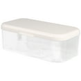 thumbnail image 5 of Cosmetic Storage Box Shoe Rack for Closet Clear Makeup Organizer White, 5 of 7