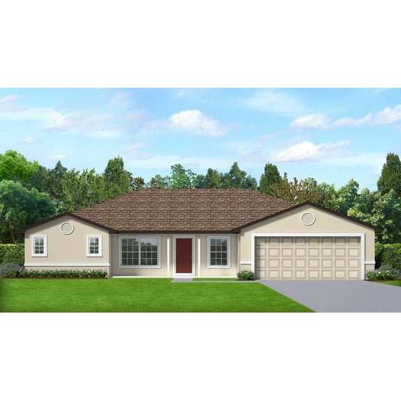 556-1734: Traditional Country 3 Bed, 2 Bath Luxury Home Plan, 1734 Sq Ft: Full Blueprints with License to Build by Home Plan Marketplace - Lesuto