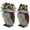 A-2Pcs, variant on ​Solar Owl Decoy – Realistic Rotating Head & Glowing Eyes, Bird & Pest Deterrent For Garden, Yard, Or Patio (1/2PCS, Weatherproof Resin, 8.66” Tall)​