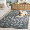 thumbnail image 3 of SAFAVIEH Jardin Tiphanie Floral Wool Area Rug, Grey/Multi, 8' x 10', 3 of 12